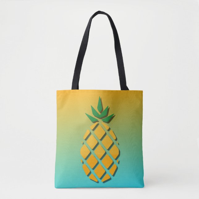 Tropische Ananas-Tasche (Vorderseite)