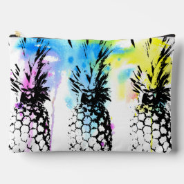 Tropische Ananas Wasserfarbenpflash Zubehörtasche