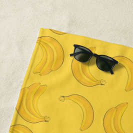 Tropische Banane Strandtuch