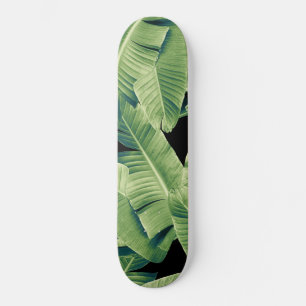 Tropische Bananen-Blätter Night Dschungel #1 #tro Skateboard