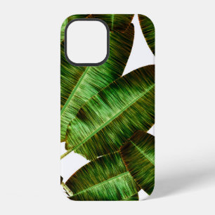 Tropische Bananenblätter, Dschungelblatt nahtlose iPhone 12 Hülle