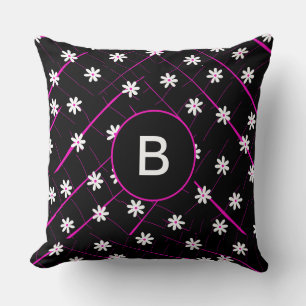 tropische Bananenblätter und botanische Blume Kissen