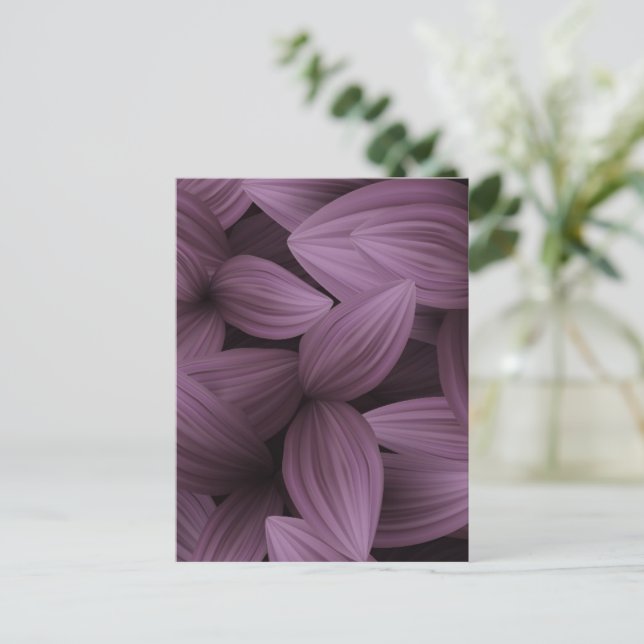 Tropische Blätter 10 Postkarte (Stehend Vorderseite)