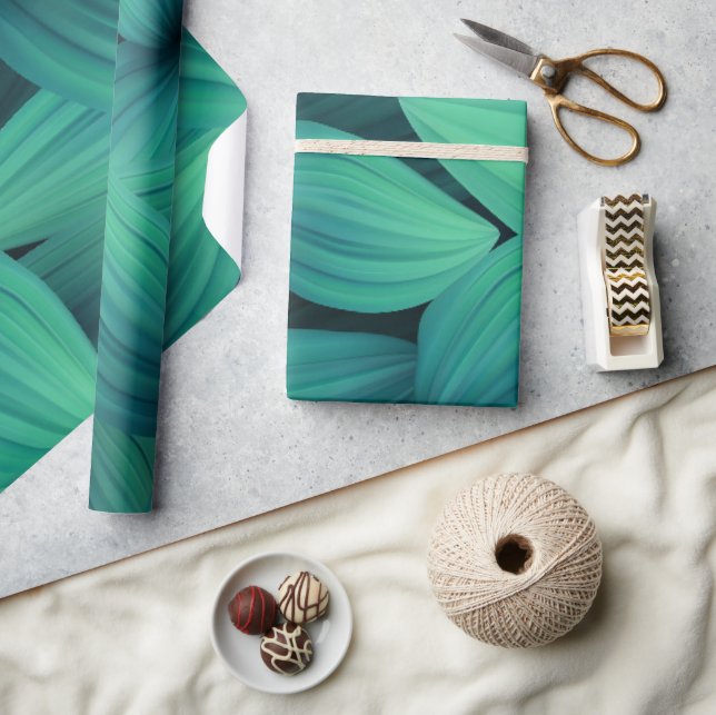 Tropische Blätter 11 Geschenkpapier (Basteln)