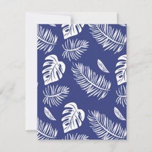 Tropische Blätter 15 Mitteilungskarte