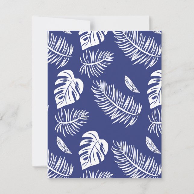 Tropische Blätter 15 Mitteilungskarte (Vorderseite)
