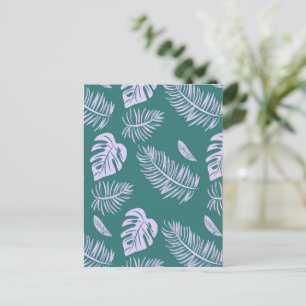 Tropische Blätter 18 Postkarte