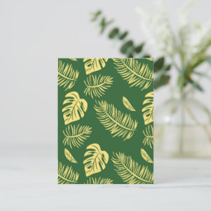 Tropische Blätter 19 Postkarte