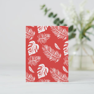 Tropische Blätter 20 Postkarte