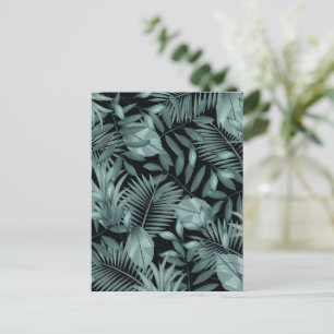 Tropische Blätter 4 Postkarte