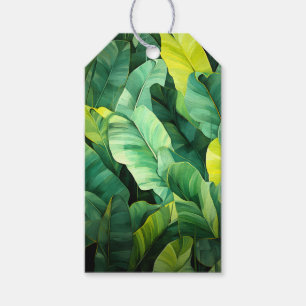 Tropische Blätter Abstrakte Botanische Dschungel N Geschenkanhänger