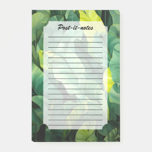 Tropische Blätter Abstrakte Botanische Dschungel N Post-it Klebezettel