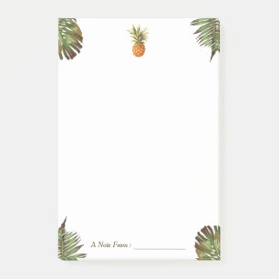 Tropische Blätter-Ananas-stilvolle multi Zwecke Post-it Klebezettel