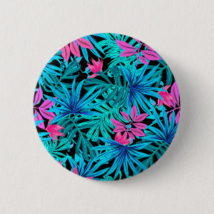 Tropische Blätter Button