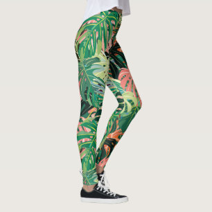 Tropische Blätter Extravaganza Leggings