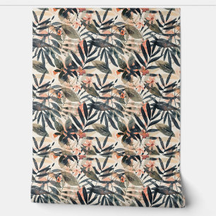 Tropische Blätter Extravaganza Tapete