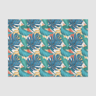 Tropische Blätter farbige Foliage Seidenpapier