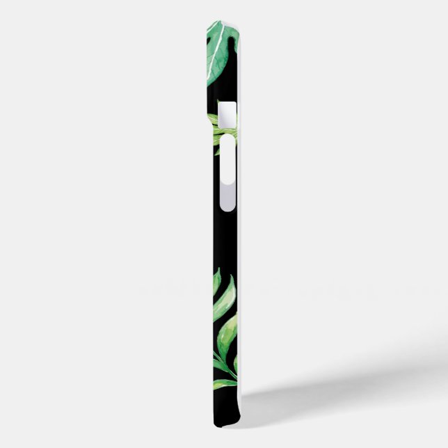 Tropische Blätter für Telefonfälle Case-Mate iPhone Hülle (Rückseite / Links)