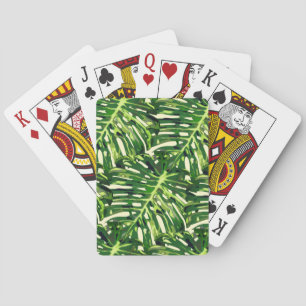 Tropische Blätter Kartenspiel Spielkarten