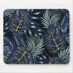 Tropische Blätter Mousepad