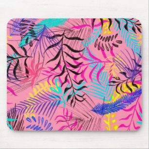 Tropische Blätter Mousepad