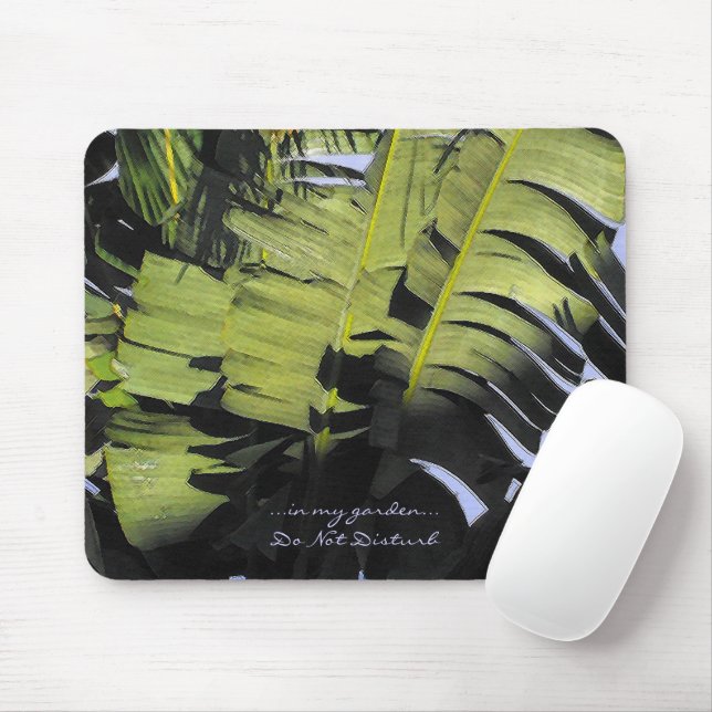 Tropische Blätter Mousepad (Mit Mouse)