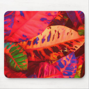 Tropische Blätter Mousepad