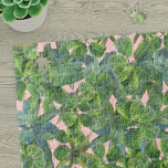 Tropische Blätter Pink und Green Jigsaw Puzzle<br><div class="desc">Sie können das nicht allein verlassen werden,  bevor Sie es abschließen. Mit vielen tropischen Blätter auf einem rosa Hintergrund. Viel Spaß!</div>