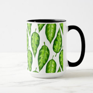 Tropische Blätter Tasse