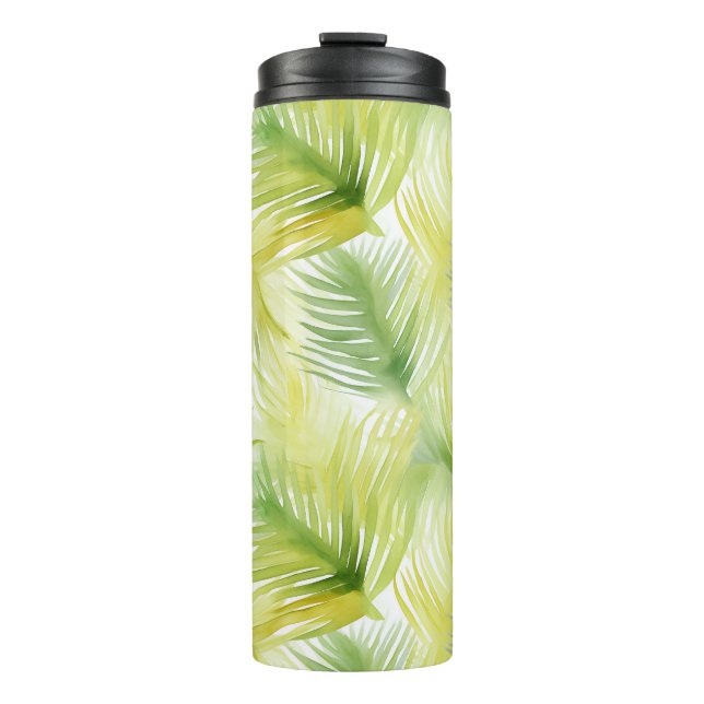 Tropische Blätter Thermosbecher (Vorderseite)