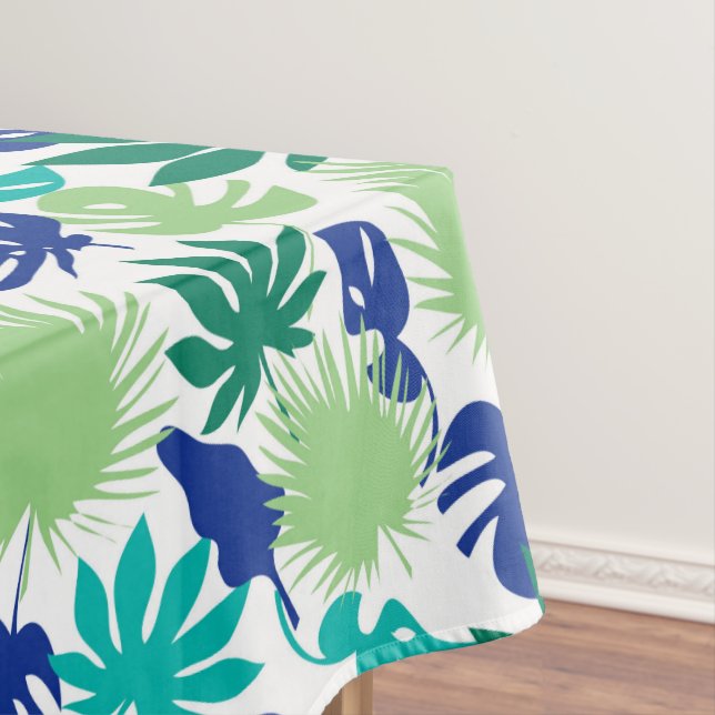 Tropische Blätter Tischdecke (Beispiel)