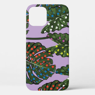 Tropische Blätter: Vintage-Punkte. Case-Mate iPhone Hülle