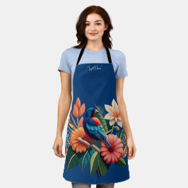 Tropische Bliss: Eine lebendige Fusion der Flora Schürze