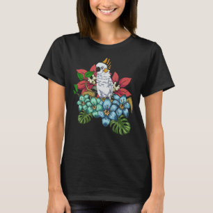 Tropische Blume Birdwatcher Vogelbeobachtung Flora T-Shirt