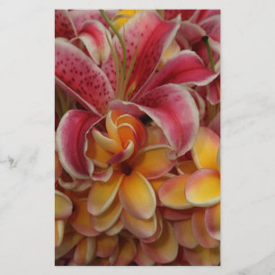 Tropische Blume Briefpapier