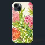 Tropische Blume Case-Mate iPhone Hülle<br><div class="desc">Wasserfarbene tropische Blume Künstler: Tim Oole</div>