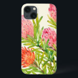 Tropische Blume Case-Mate iPhone Hülle<br><div class="desc">Wasserfarbene tropische Blume Künstler: Tim OToole</div>