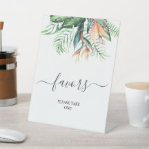 Tropische Blume Duschfavoriten Zeichen