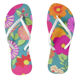 Tropische Blume Flip Flops
