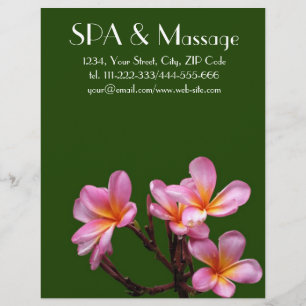 Tropische Blume Flyer