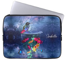 Tropische Blume, Kolibris personalisiert