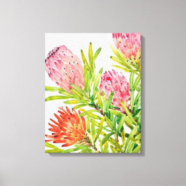 Tropische Blume Leinwanddruck (Vorderseite)