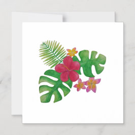 Tropische Blume Magneteinladung