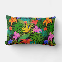 Tropische Blume Monstera Blatt Hawaii farbenfroh