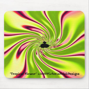 "Tropische Blume " Mousepad