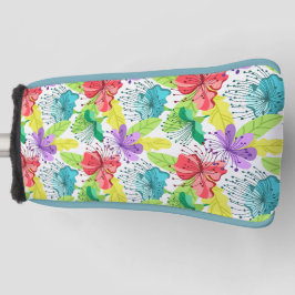tropische Blume nahtlos Golf Headcover
