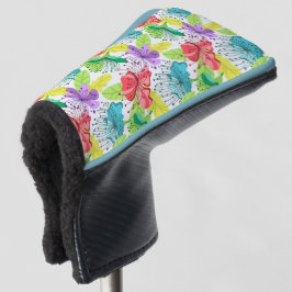 tropische Blume nahtlos Golf Headcover