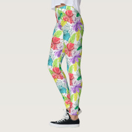 tropische Blume nahtlos Leggings
