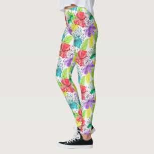 tropische Blume nahtlos Leggings