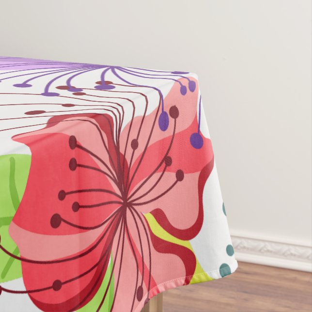 tropische Blume nahtlos Tischdecke (Beispiel)